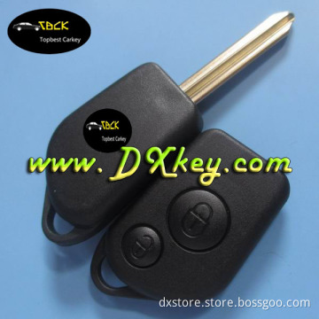 2 button remote key shell for Citroen Elysee key Citroen car blank key